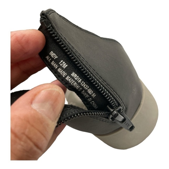 Yuu Phoria Womens Indy Open Toe Cross Strap Zipper Back Casual Sandals Size 12M - Picture 6 of 8